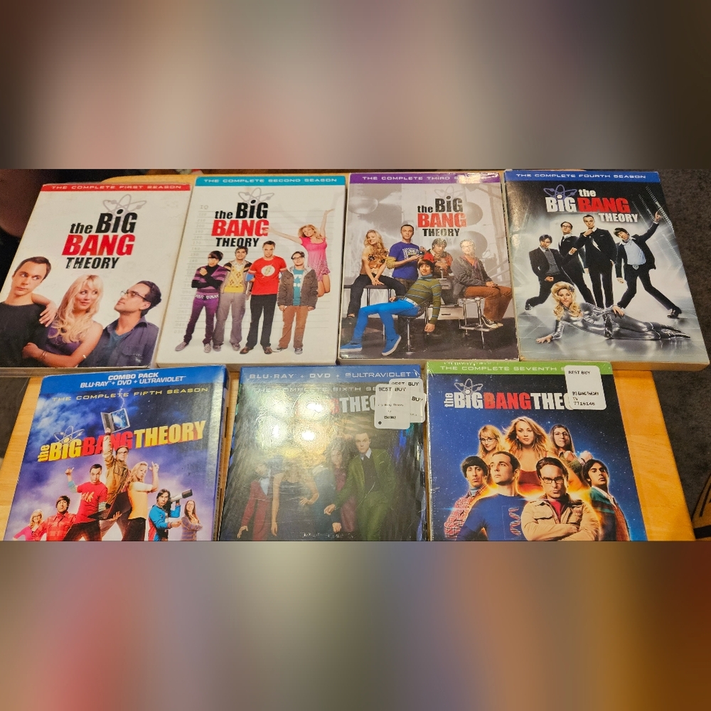 BIG BANG THEORY SERIES 1-7